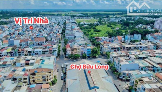 Nhà Lầu TDC Bửu Long 4x18 Ngay Chợ Bửu Long Mặt Tiền Kinh Doanh Chỉ 4,3 Tỷ. - 1