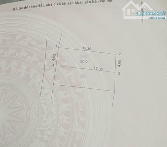 CHỈ DUY NHẤT 50M*MT4.05 ĐẤT NINH XÁ NINH SỞ THƯỜNG TÍN NGÕ 3M ÔTÔ VÀO CHỈ 2.55 TỶ - 2