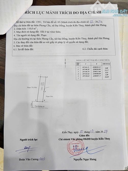 ❌ Hàng F0 chính chủ đón sóng vin chỉ hơn 2 tỷ sở hữu ngay 110m2 đường trục xã 11m - 2