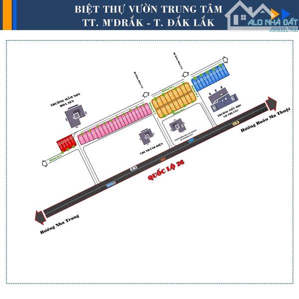 BIỆT THỰ VƯỜN TRUNG TÂM TT. M’ĐRẮK, T. ĐẮK LẮK – LIỀN KỀ QL26 ĐI KHÁNH HÒA - 3