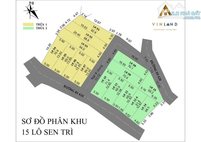 67.7m2- Trục chính Sen Trì - Đường thông ô tô tránh - 3p đi ra FPT - 6p ra ĐHQG Chính chủ - 5