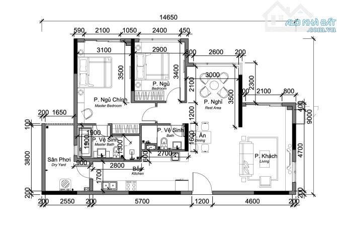 Duy Nhất Căn Hộ Sân Vườn Tầng 5 Celadon City 102,5m2 Thanh Toán Chỉ 1.680 tỷ Ân Hạn 2 năm - 7