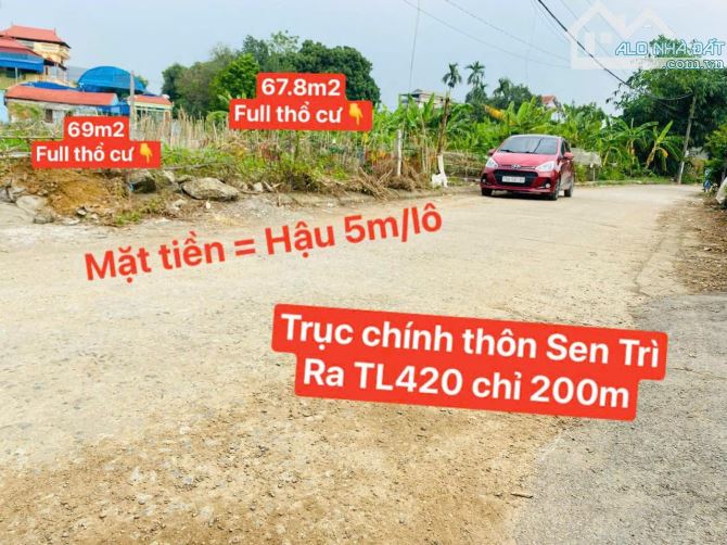 Bán gấp mảnh đất trục chính kinh doanh Bình Yên, ô tô tránh, 70m, 2.5 tỷ