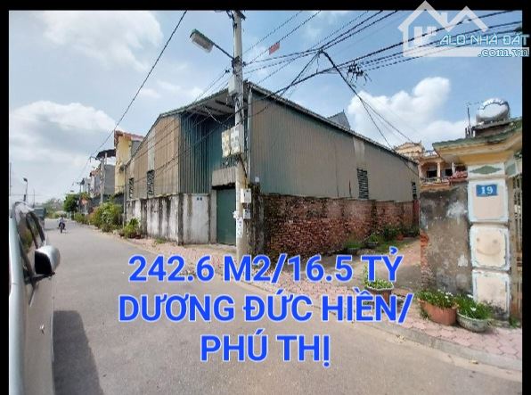 HOA HẬU DƯƠNG ĐỨC HIỀN/243M2/14.4MT/ 16.5 TỶ/Ô TÔ CHÁNH