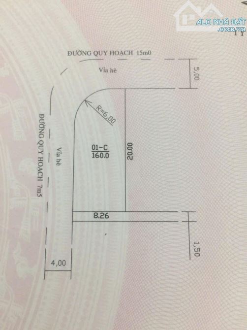 Lô góc 2 mặt tiền đường 15m trước bến xe Đà Nẵng