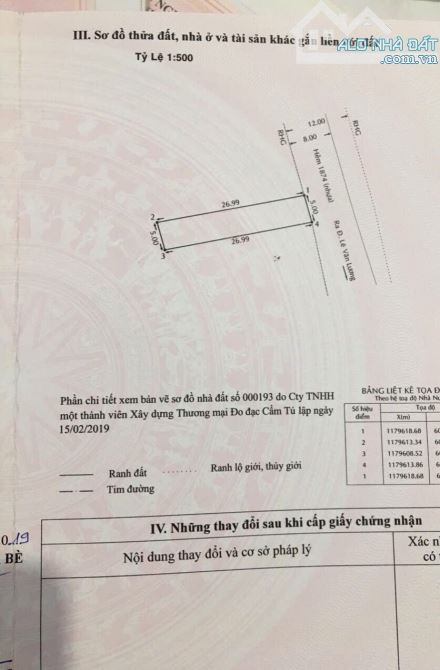 Bán lô đất 5x27 phun thổ cư,lê văn lương nhơn đức nhà bè chỉ 4,7tỷ