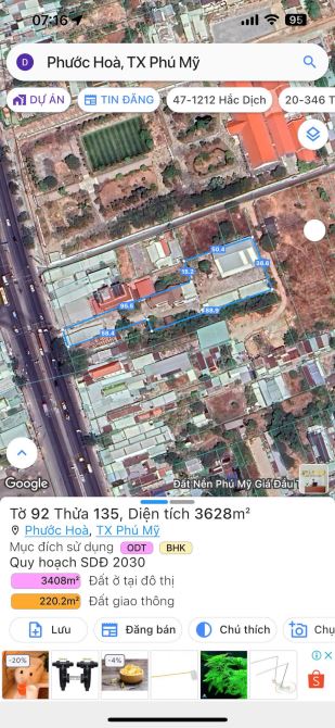 Siêu Phẩm MT QL51 3600m² có sẵn vị thế đắc địa kinh doanh đa ngành nghề quá đẹp. - 2