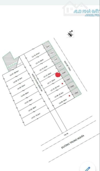 Siêu phẩm 70 m2 tuyến 2 đường Trung Nghĩa- Đồ Sơn. Ngõ 3.5m-830tr - 2