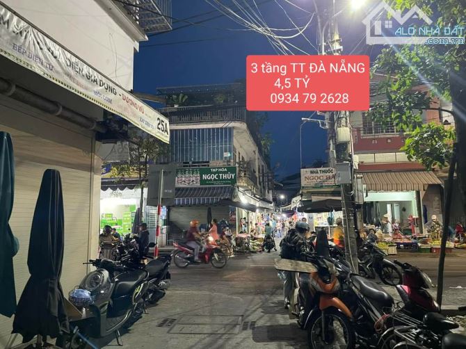 NHÀ 3 TẦNG- NGAY CHỢ ĐỐNG ĐA- TRUBG TÂM HẢI CHÂU- VỪA Ở KINH DOANH ĐƯỢC- GIÁ 4,5 TỶ CÓ TL - 3