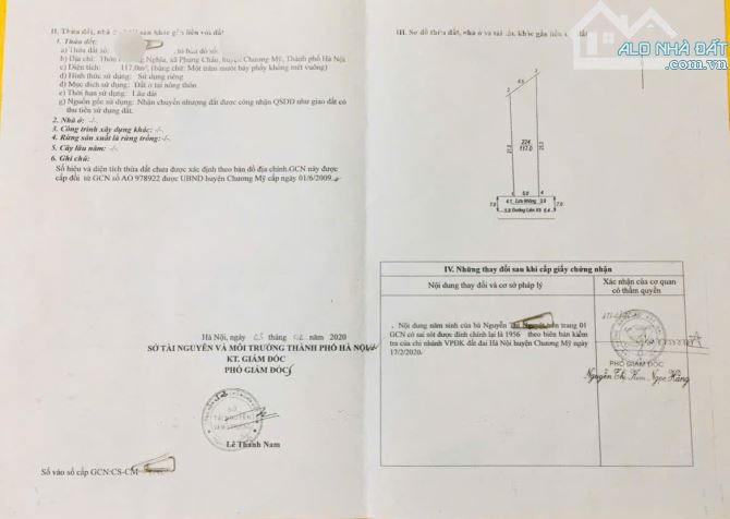 Chính chủ gửi 117m mặt đường  KINH DOANH xã Phụng Châu, Chương Mỹ - Đường rộng 7m - 3