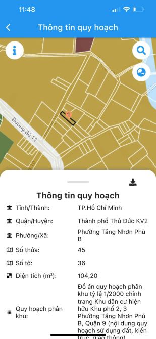 Bán nhà cấp 4 MT kinh doanh đường 10, Tăng Nhơn Phú B. 4.8 x 22 = 104m2. Gía 7.3 tỷ. - 6