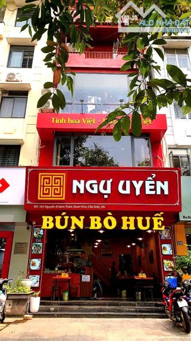 Bán nhà mặt phố Nguyễn Khả Trạc-2thoáng-60M2-5 tầng-mặt tiền 5.5M-Vỉa hè-Kinh doanh-24.5Tỷ