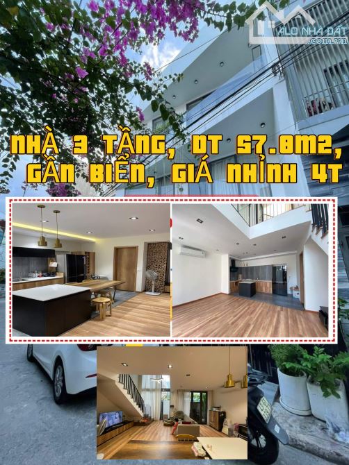 NHÀ 3 TẦNG, GẦN BIỂN, TRUNG TÂM QUẬN THANH KHÊ – NHÀ ĐẸP MỚI VÀO Ở NGAY – FULL NỘI THẤT