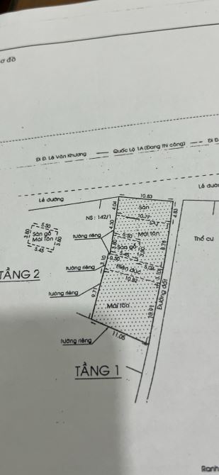 Bán nhà mặt tiền QL22, Phường Thạnh Lộc, Quận 12, 11x26m, 282,7m2 đất thổ cư - 1