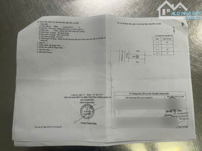 5×20 đs 1 khu Đại Dương, P6 TP Tân An - 2