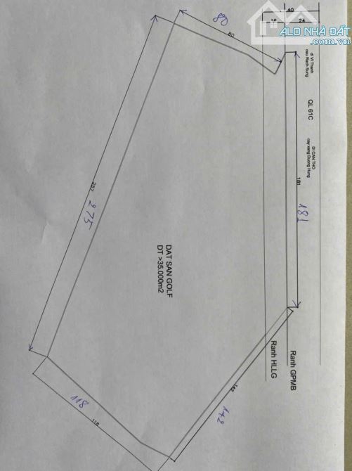 BÁN 35.568m2 ĐẤT MẶT TIỀN QL 61C NHƠN NGHĨA PHONG ĐIỀN CẦN THƠ - 2