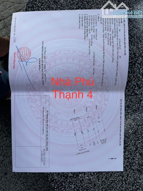 Nhà 3 Tầng Mặt Tiền Đường Đường 5m5 Phú Thạnh 4 Hoà Minh - 7