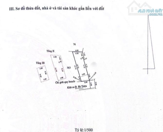 Bán nhà ba tầng trung tâm thành phố tại Bà Triệu, TP Huế giá 4.x tỷ - 8