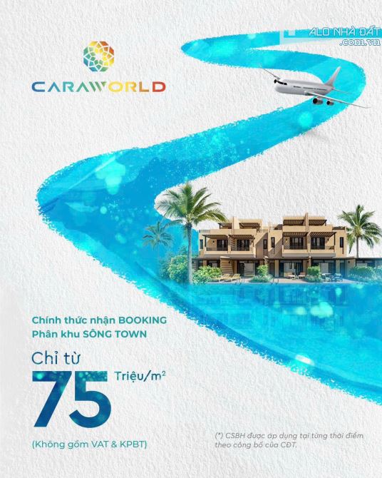 Mở bán nhà ven biển CARAWORLD CAM RANH - KHÁNH HÒA sổ trao tay, tiềm năng lớn