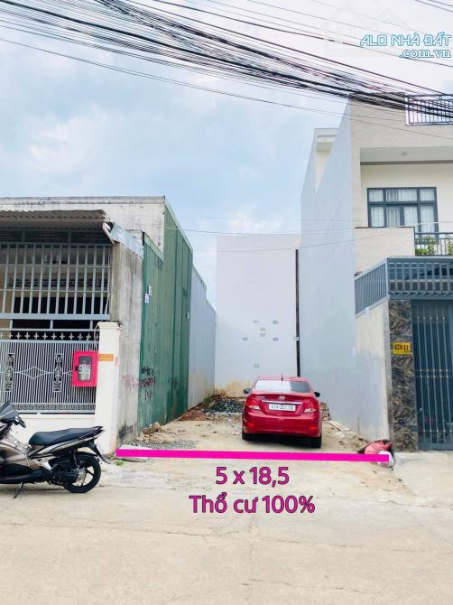 (3Tỷ500) Bán đất Phan Chu Trinh TP BMT DT 5mx18,5m pháp lý TC