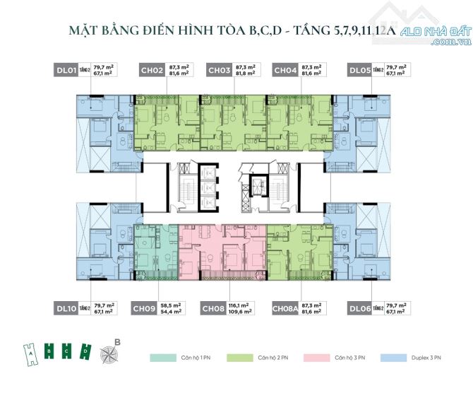 Cần bán gấp căn hộ Sunshine, Phúc Đồng, Long Biên. Tầng trung, 2 Ngủ, DT 82m2 - 2