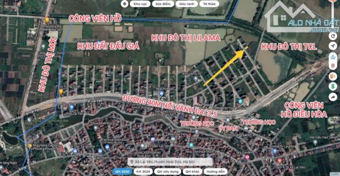 BÁN LÔ ĐẤT 103M2 KHU 25,2HA VÂN CANH, HOÀI ĐỨC GIÁ TỐT - 2