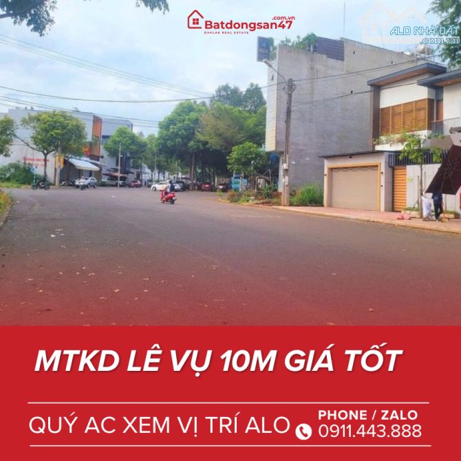 💥BÁN LÔ ĐÔI MT CHÍNH 10M LÊ VỤ - 2