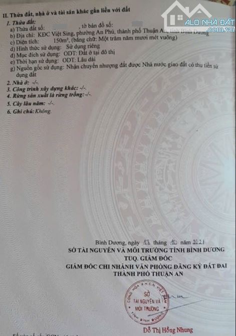 4,6Tỷ TL🔥Bán đất KDC Việt Sing (150m2 Full Thổ Cư), p.An Phú, Thuận An - 5