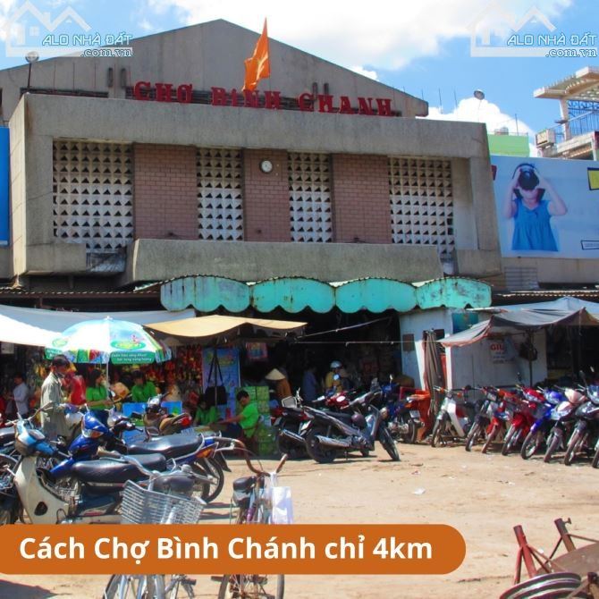 BÁN LÔ ĐẤT 100M2 -GIÁ 700 TRIỆU- GẦN CHỢ BÌNH CHÁNH GỌI ĐẶT CỌC