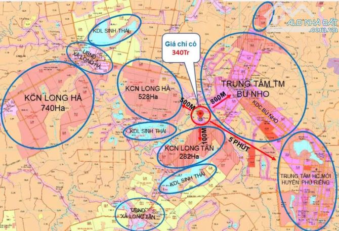 Cần bán gấp lô đất 190m2 sát KCN Long Tân - Phú Riềng - Bình Phước chỉ 170 triệu - 1