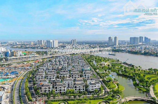 Cho thuê biệt thự Vinhomes Tân Cảng, Bình Thạnh, 267m2 đất, 1 hầm + 3 tầng, thang máy - 2