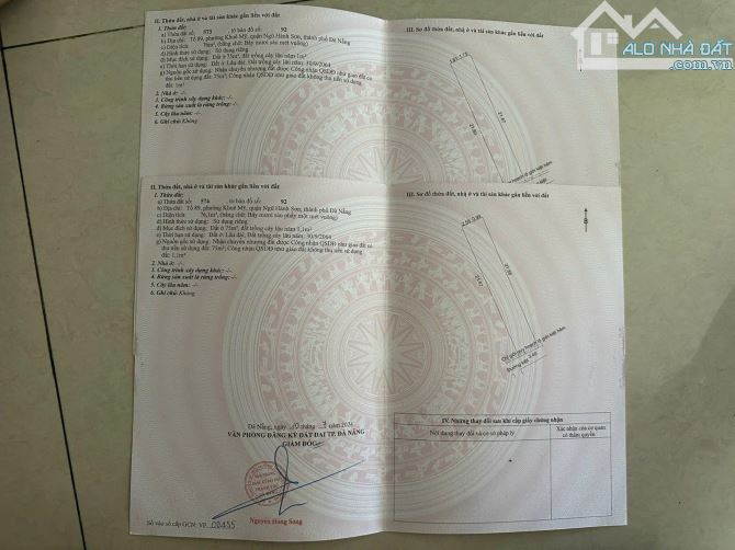 Bán cặp đất kiệt 2m Khu đô thị Nam Việt Á, gần bệnh viện 600 giường - 2