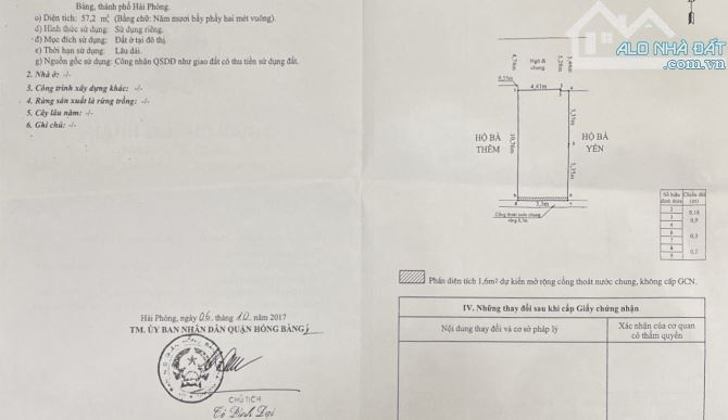 Lô đất hiếm diện tích đẹp mặt tiền rộng ngay khu chợ Hòa Bình, Thượng Lý, Hồng Bàng