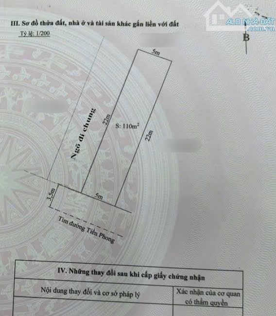 Cần bán lô đất măt đường tiền phong đằng hải hải an , vị trí đẹp kinh doanh buôn bán được