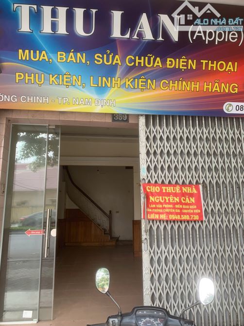 Cho thuê nhà 2 tầng + tum mặt đường 359 đường Trường Chinh, Nam Định kinh doanh tốt