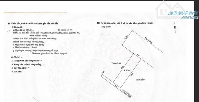 Bán đất lô 14 lê hồng phong,ngay đầu ngô gia tự rẽ vào Lô 14 lê hồng phong phường đằng lâm