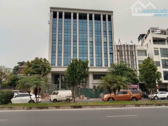 Tòa Nhà Building Văn Phòng Mặt Phố Hồng Tiến - Long Biên - 474m x 9 Tầng - MT 18m