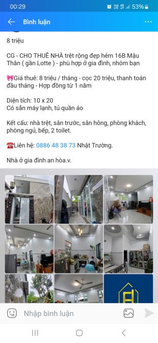 Nhà rộng thoáng mát giữa lòng trung tâm - 1