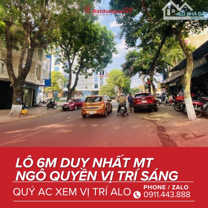 💥CĂN NHÀ 6M DUY NHẤT TRÊN MẶT TIỀN NGÔ QUYỀN - 1