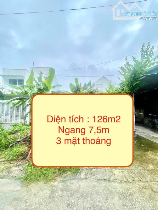 🔥🔥  SIÊU PHẨM KQH NGỌC ANH 126M2 NGANG 7,5M, 3 MẶT THOÁNG Ô TÔ VIVU GIÁ CHỈ 22.x tr/m2 - 1