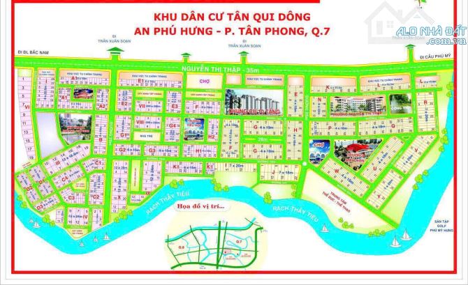 Bán lô đất mặt tiền 25 An Phú Hưng phường Tân Phong Q7. - 1