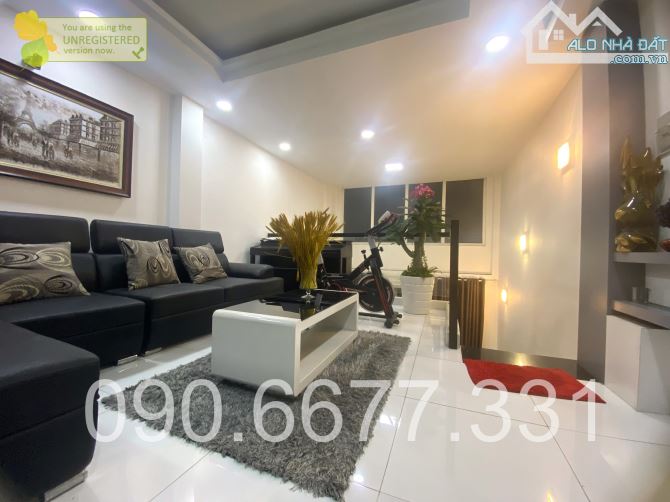 BÌNH THẠNH-NỘI KHU AN NINH-XE HƠI ĐỖ CỬA-5 TẦNG VUÔNG VỨC CHỦ TỰ XÂY-NỘI THẤT XỊN SÒ - 3