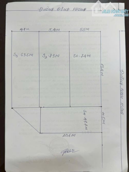 Bán đất mặt đường đông phong F1 , giá bao bìa , P nam hải