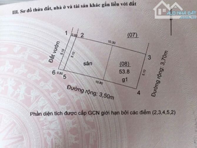 NHÀ HỒ TÙNG MẬU 58m2 × MT 5,1m. LÔ GÓC + Ô TÔ QUA NHÀ - VÀO NHÀ - SÁT CHUNG CƯ GOLDMARK