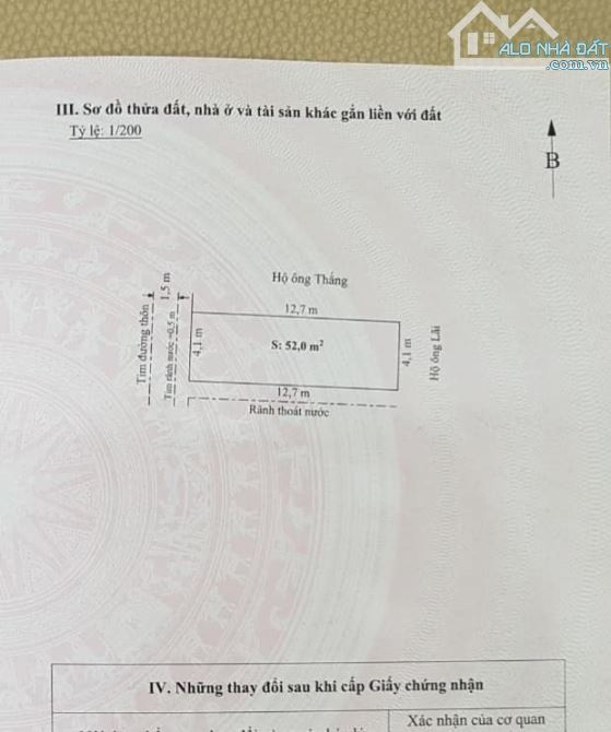 🔥 🔥 Bán lô 52m2 tại Thôn Thượng, An Hưng. Đường thông 4m.  - Nằm trên trục đường thông, - 1