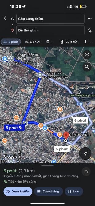 ✨ 10x41m (80m2 ONT) Mặt tiền Nhựa Lớn DT44B, cách ngã 4 giao cắt vs QL55 tầm 100m - 5.5 Tỷ - 7