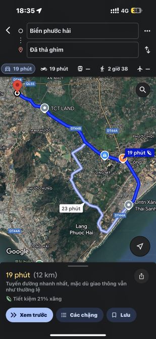 ✨ 10x41m (80m2 ONT) Mặt tiền Nhựa Lớn DT44B, cách ngã 4 giao cắt vs QL55 tầm 100m - 5.5 Tỷ - 8