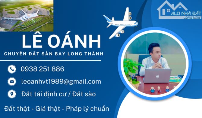 LÔ ĐẤT ĐẸP NẰM CỔNG TRƯỚC SÂN BAY LONG THÀNH, PHÁP LÝ AN TOÀN, GIÁ RẺ NHẤT KHU VỰC - 9