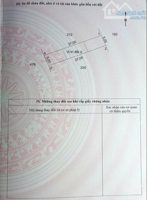 134 m2 đất ở phường Mỹ Xuân, Phú Mỹ, Bà Rịa – Vũng Tàu