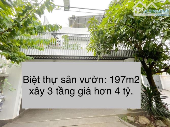 Bán biệt thự sân vườn Hóc Môn 179m2 - 3 tầng - hơn 4 tỷ.